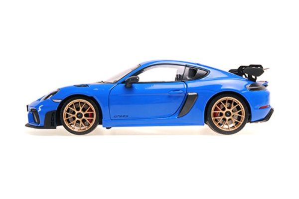 MINICHAMPS 1/18 ポルシェ ケイマン GT4 RS 2024 ブルー/ヴァイザッハパッケージ  [No.110062121]