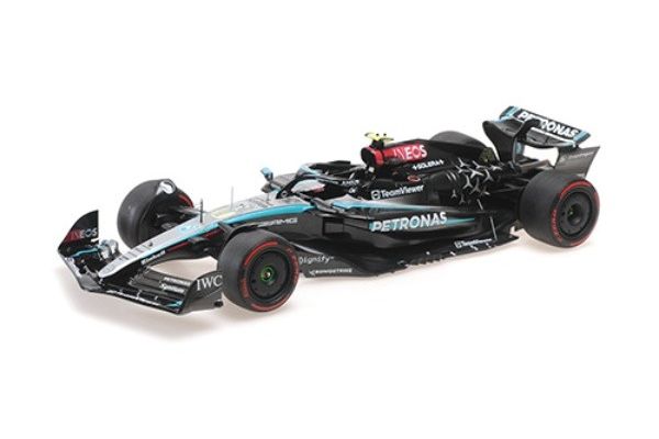 MINICHAMPS 1/18 メルセデス-AMG ペトロナス F1チーム W15 E パフォーマンス ルイス･ハミルトン アブダビGP 2024 ラストレース フィギュア付  [No.110242444]