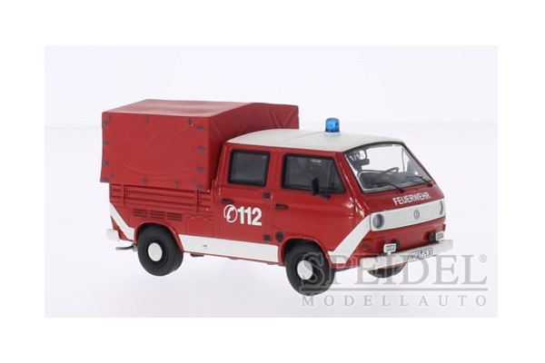 Premium ClassiXXs 1/43scale VW T3-a extended cab canvas Feuerwehr 消防隊 [No.PCS11529]