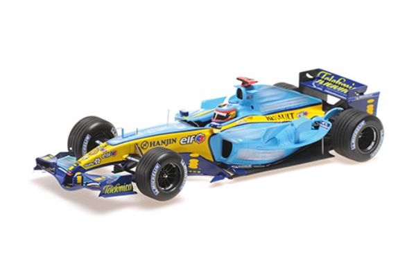 MINICHAMPS 1/18 ルノー F1 チーム R25 フェルナンド･アロンソ サンマリノGP 2005 ウィナー  [No.117050405]