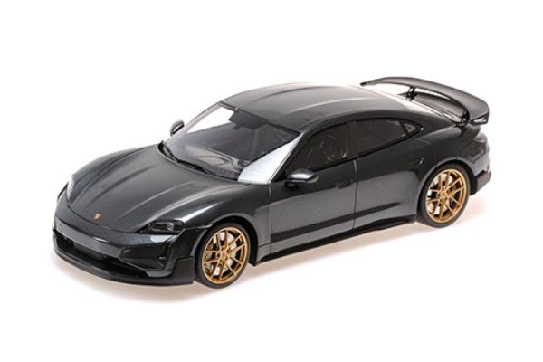 MINICHAMPS 1/18 ポルシェ タイカン ターボ GT 2024 グレー  [No.117069401]