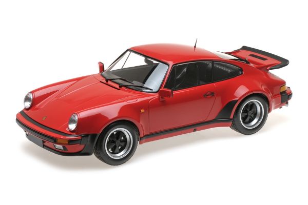 MINICHAMPS 1/12scale PORSCHE 911 TURBO – 1977 – RED  [No.125066100]