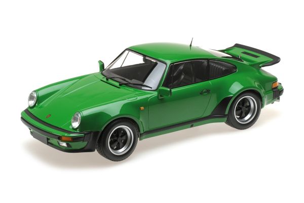 MINICHAMPS 1/12scale PORSCHE 911 TURBO – 1977 – GREEN METALLIC  [No.125066102]