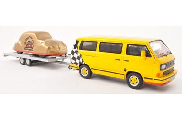 Premium ClassiXXs 1/43scale VW T3 - b Bus / Trailer / VW Beetle Cover  [No.PCS13057]