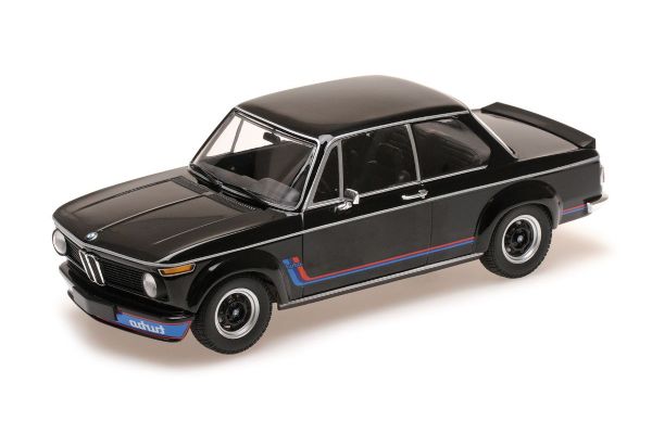 MINICHAMPS 1/18scale BMW 2002 TURBO – 1973 – BLACK  [No.155026204]