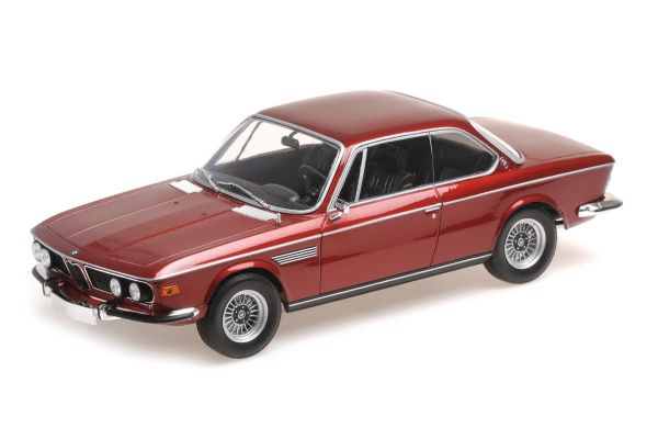 MINICHAMPS 1/18scale BMW 3.0 CSI 1971 Red Metallic  [No.155028031]