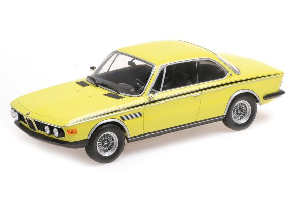 MINICHAMPS 1/18scale BMW 3.0 CSL 1971 Yellow  [No.155028130]