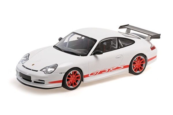 MINICHAMPS 1/18 ポルシェ 911 GT3 RS 2002 ホワイト/レッドストライプ  [No.155062020]