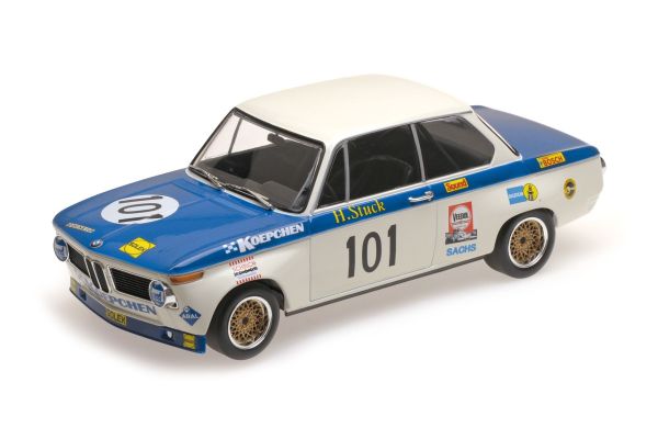 MINICHAMPS 1/18scale BMW 2002 – KOEPCHEN BMW TUNING – STUCK – INTERNATIONALES ADAC 500 KM EIFELPOKALRENNEN 1971  [No.155702701]