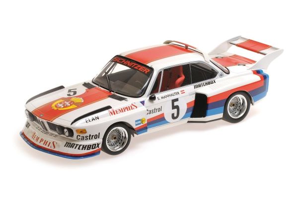 MINICHAMPS 1/18scale BMW 3.5 CSL - SEPP MANHALTER - WINNER HAVIROV INTERNATIONAL 1977  [No.155772605]