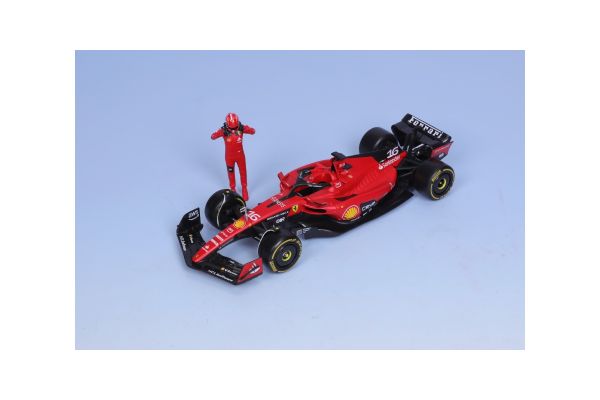 Bburago 1/24scale Ferrari SF23 2023 No.16 C. Leclerc with Figure  [No.18-26809L]