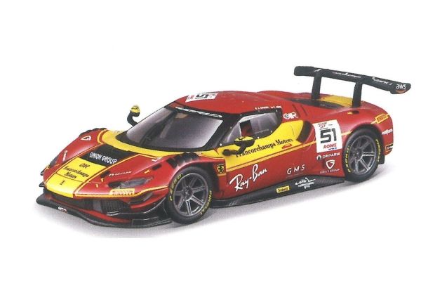 Bburago 1/43 フェラーリ 296 GT3 2025 No,51  [No.18-36323]