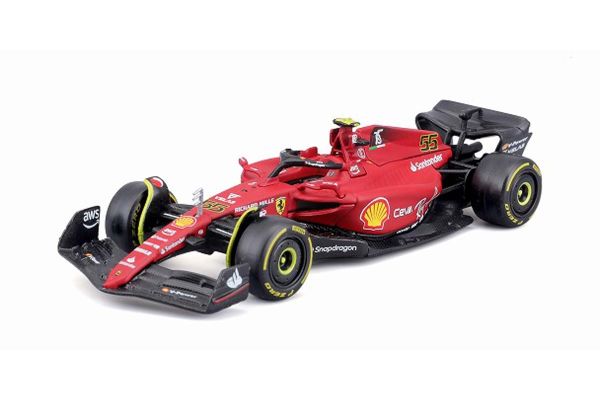 Bburago 1/43scale Scuderia Ferrari F1-75 (2022) No,55 C.Sainz (without driver)  [No.18-36832S1]