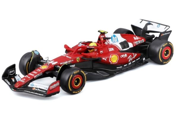 Bburago 1/43 フェラーリ SF-25 2025  No,44 L.ハミルトン ドライバー付  [No.18-36852H]