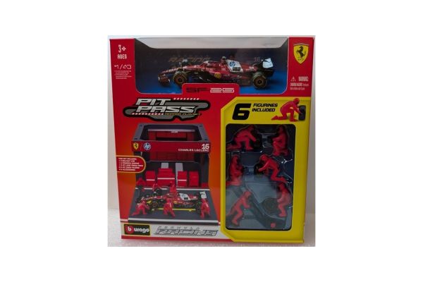 フェラーリ　ミニガレージセット 京商 ミニカー | Bburago 1/43 フェラーリ PIT PASSセット SF-25 No,16
