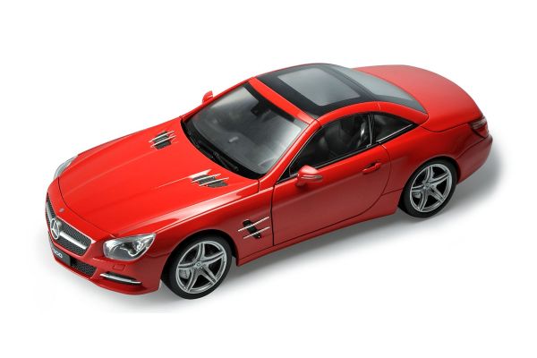 WELLY 1/18scale Mercedes-Benz SL500 hardtop (Red)  [No.WE18046HR]