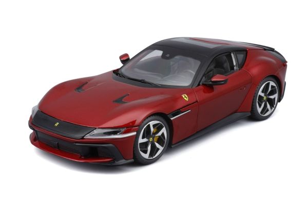 Bburago 1/24 フェラーリ ドーディチ チリンドリ レッド  [No.18-26033R]