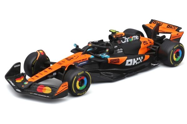 Bburago 1/43 マクラーレン F1チーム MCL39 2025 オーストラリアGP No,4 L.ノリス ウィンドウボックス  [No.BUR38248N]
