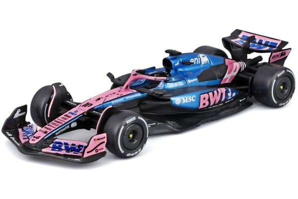 Bburago 1/43 BWTアルピーヌ A525 2025 モナコGP No,10 P.ガスリー ウィンドウボックス  [No.BUR38257G]