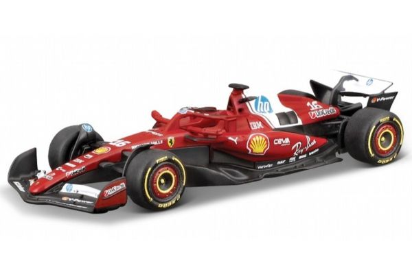 Bburago 1/64scale Ferrari SF-25 2025 No.16 C. Leclerc  [No.18-56801L]