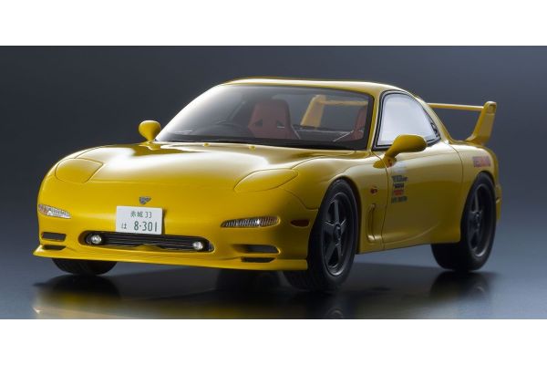 Kyosho Original 1 18scale Initial D Mazda Rx 7 Fd3s Yellow No Ksr18d02 Kyosho Minicar