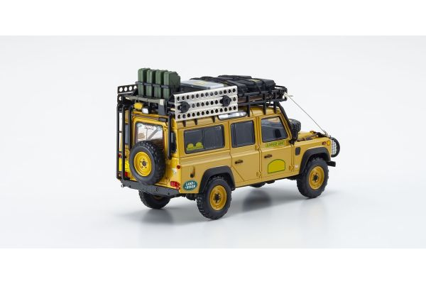 Almost Real 1 43scale Land Rover Defender 110 Camel Trophy Yellow No Al410305 Kyosho Minicar