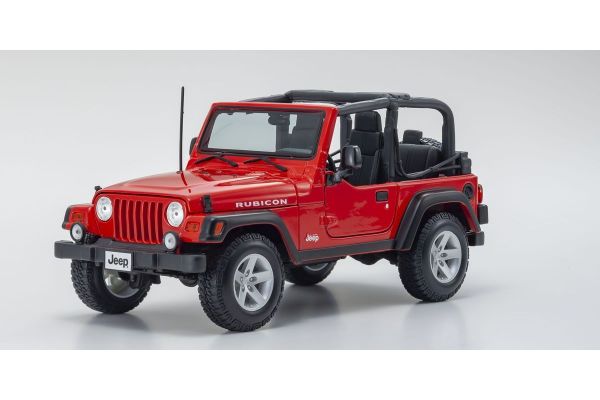 MAISTO 1/18scale Jeep Wrangler Rubicon (Red)  [No.MS31663R]