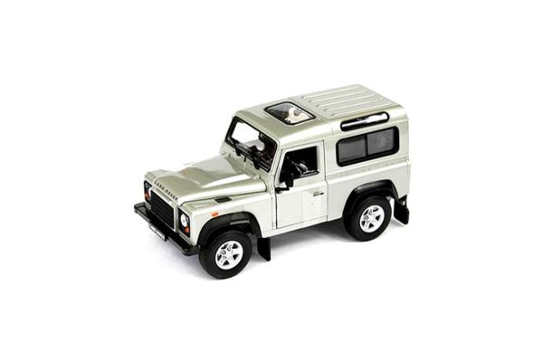 WELLY 1/24scale Land Rover Defender Silver  [No.WE22498S]