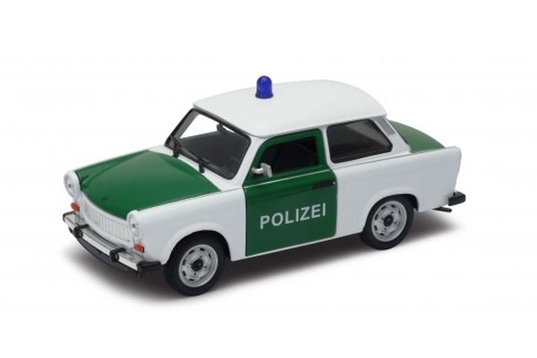 WELLY 1/24scale Trabant 601 Police car (POLIZEI) Green / White [No.WE24037PC]