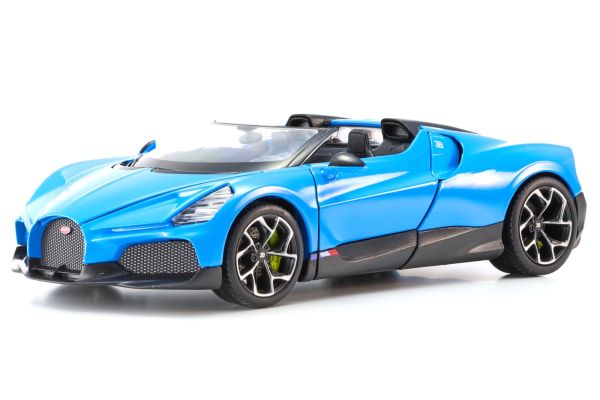 WELLY 1/24 ブガッティ W16  ミストラル ブルー  [No.WE24127BL]