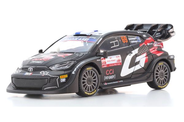 Bburago 1/43 トヨタ GR ヤリス ラリー1  WRC No,69 K.ロヴァンペラ クリアケース付  [No.BUR38324]