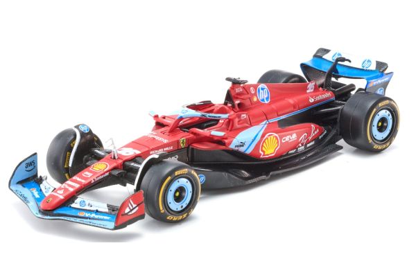 Bburago 1/43 フェラーリ SF-24 マイアミGP 2024 No.16 C.ルクレール ウィンドウボックス  [No.18-36844LMIA]