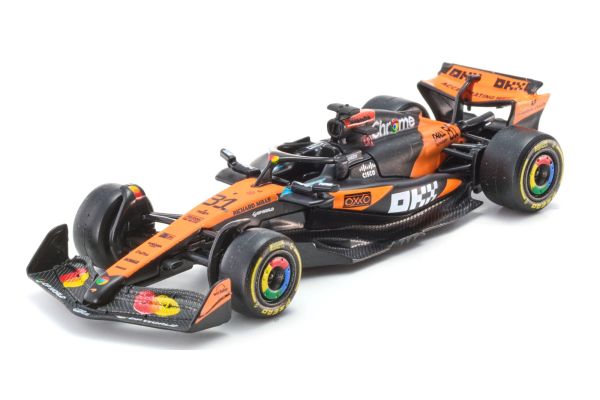 Bburago 1/64 マクラーレン F1チーム MCL39 2025 No,81 O.ピアストリ  [No.BUR58001P]