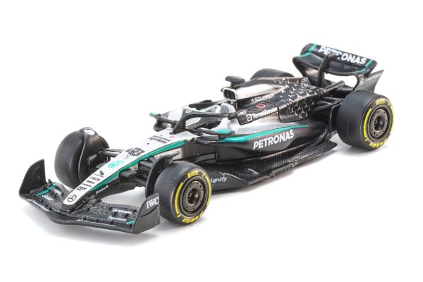 Bburago 1/64 メルセデス-AMG ペトロナス F1チーム FW16 2025 No,63 G.ラッセル  [No.BUR58002R]