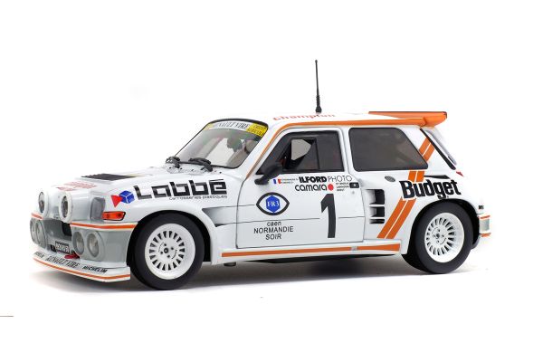 SOLIDO 1/18scale Renault Maxi 5 (thunk) turbo armor Larry 1986 White / Orange [No.S1850005]