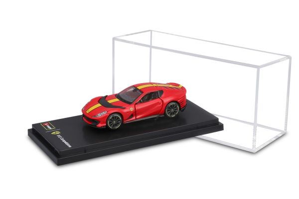 Bburago 1/64 フェラーリ812 コンペティツィオーネ レッド  [No.28-56321R]