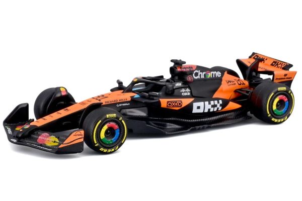 Bburago 1/64 マクラーレン F1チーム MCL39 オーストラリアGP 2025 No,81 O.ピアストリ クリアケース/ドライバー無  [No.BUR58007P]