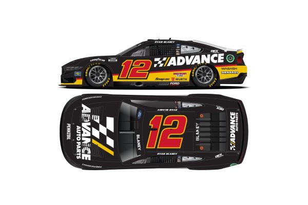 Lionel Racing 1/64 ADVANCE AUTO PARTS 2024 フォード マスタング ライアン･ブレイニー #12  [No.LR307109]