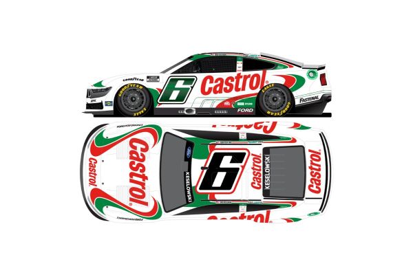 Lionel Racing 1/24 CASTROL 2024 フォード マスタング ブラッド･ケセロウスキー #6 ダーリントン スローバック   [No.LR307147]