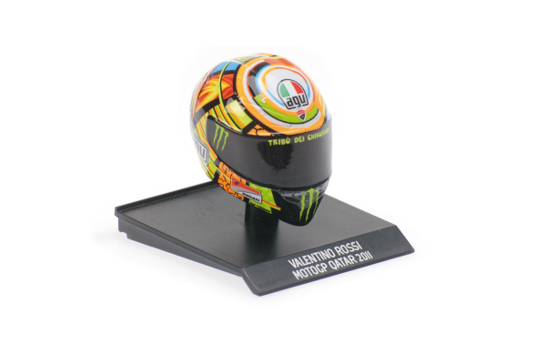 MINICHAMPS 1/10scale AGV Helmet Valentino Rossi Moto GP Qatar 2011  [No.315110056]
