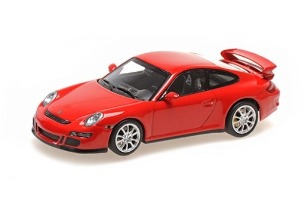MINICHAMPS 1/43 ポルシェ 911 GT3 - 2006 - レッド  [No.400065404]