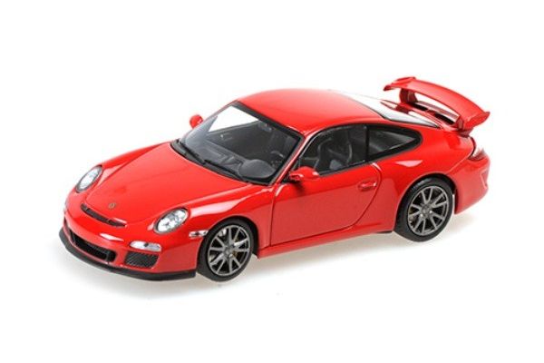 MINICHAMPS 1/43 ポルシェ 911 GT3 - 2009 - レッド  [No.400068026]