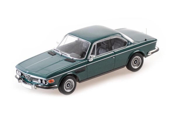 MINICHAMPS 1/43scale BMW 2800 CS 1968 Dark Green  [No.410029021]