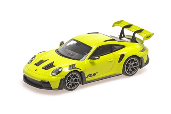 MINICHAMPS 1/43scale Porsche 911 (992) GT3RS 2023 Acid Green/Black Wheels  [No.410062111]