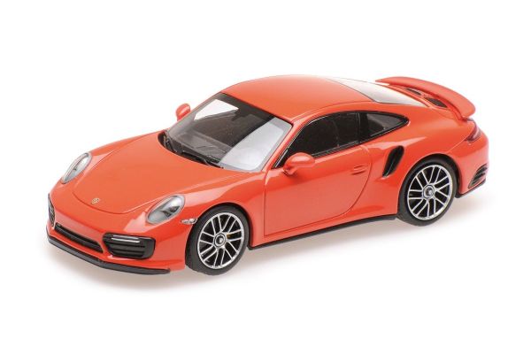 MINICHAMPS 1/43scale PORSCHE 911 (991.2) TURBO S ? 2017 ? ORANGE  [No.410067171]