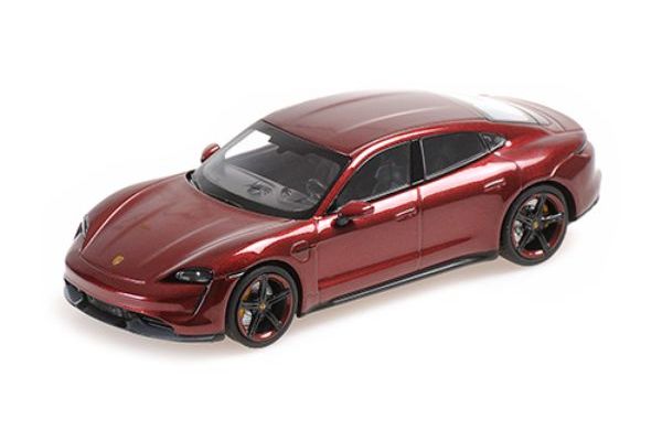 MINICHAMPS 1/43 ポルシェ タイカン ターボ S 2020 レッドメタリック  [No.410068474]