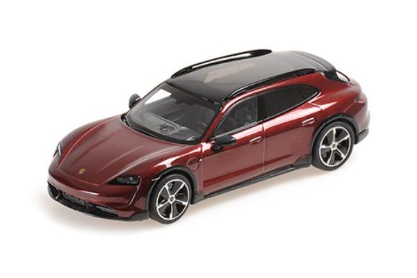 MINICHAMPS 1/43 ポルシェ タイカン クロスツーリスモ ターボ S 2021 レッドメタリック  [No.410069300]