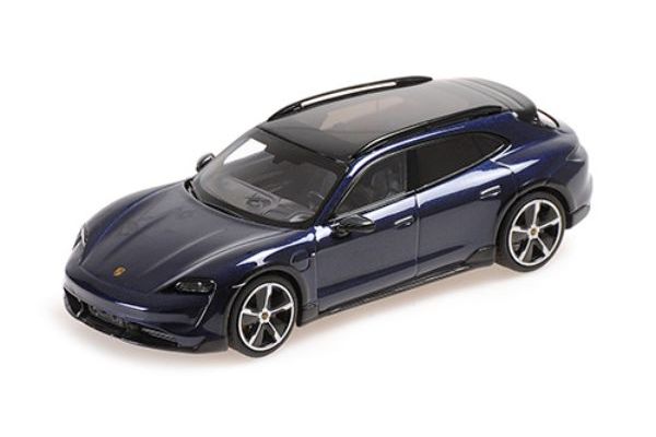 MINICHAMPS 1/43 ポルシェ タイカン クロスツーリスモ ターボ S 2021 ブルーメタリック  [No.410069301]