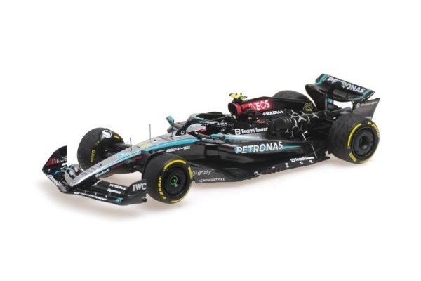 MINICHAMPS 1/43 メルセデス-AMG ペトロナス F1チーム W15 E パフォーマンス ルイス･ハミルトン アブダビGP 2024 ラストレース フィギュア付  [No.410242444]