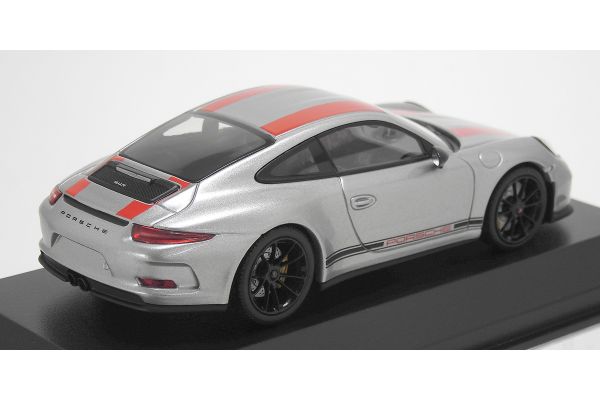 おトク スパーク 特注 1 18 ポルシェ 911R 991 ホワイト グリーン